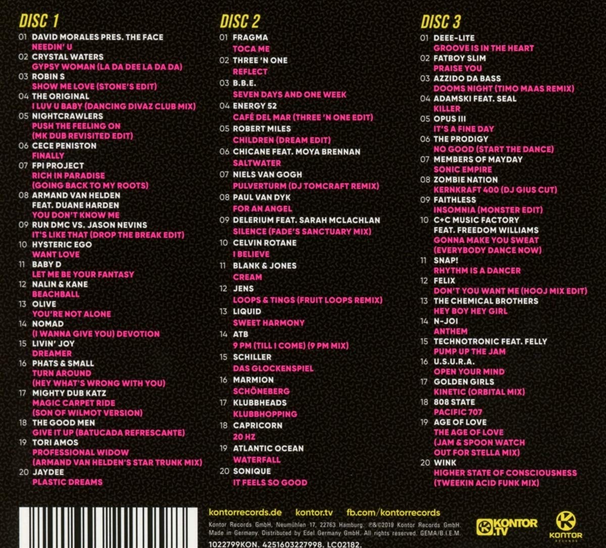 Kontor Top Of The Clubs – Electric 90s