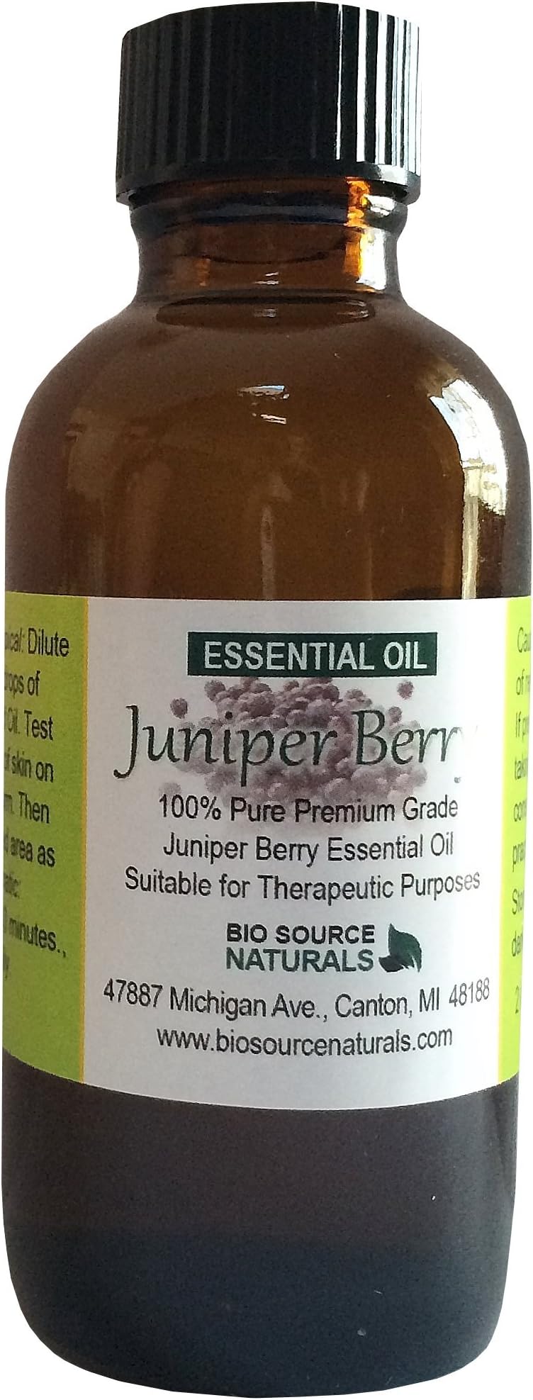 Juniper Berry (Juniperus communis) Pure Essential Oil 4 fl. oz / 120 ml - Therapeutic Quality, GC Verified, 100% Pure, Undiluted, Concentrated