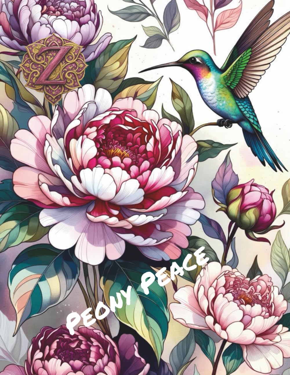 Zen Color Escape Floral Peony Peace (Zen Color Escape Floral Whispers)