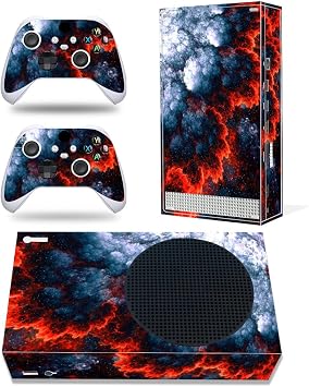 Xbox Series S Stickers Full Body Vinyl Skin Decal Protective Cover for Microsoft Xbox Series S Console and Controllers Series S D