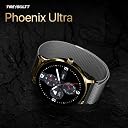 Fire-Boltt Phoenix Ultra Round Smart Watch 1.39" with Bluetooth Calling, AI Voice Assistant, SpO2 & Heart Rate Monitor, 120+ Sports Modes, IP67 Waterproof Metal Smart Watch for Men & Women - Grey gallery image