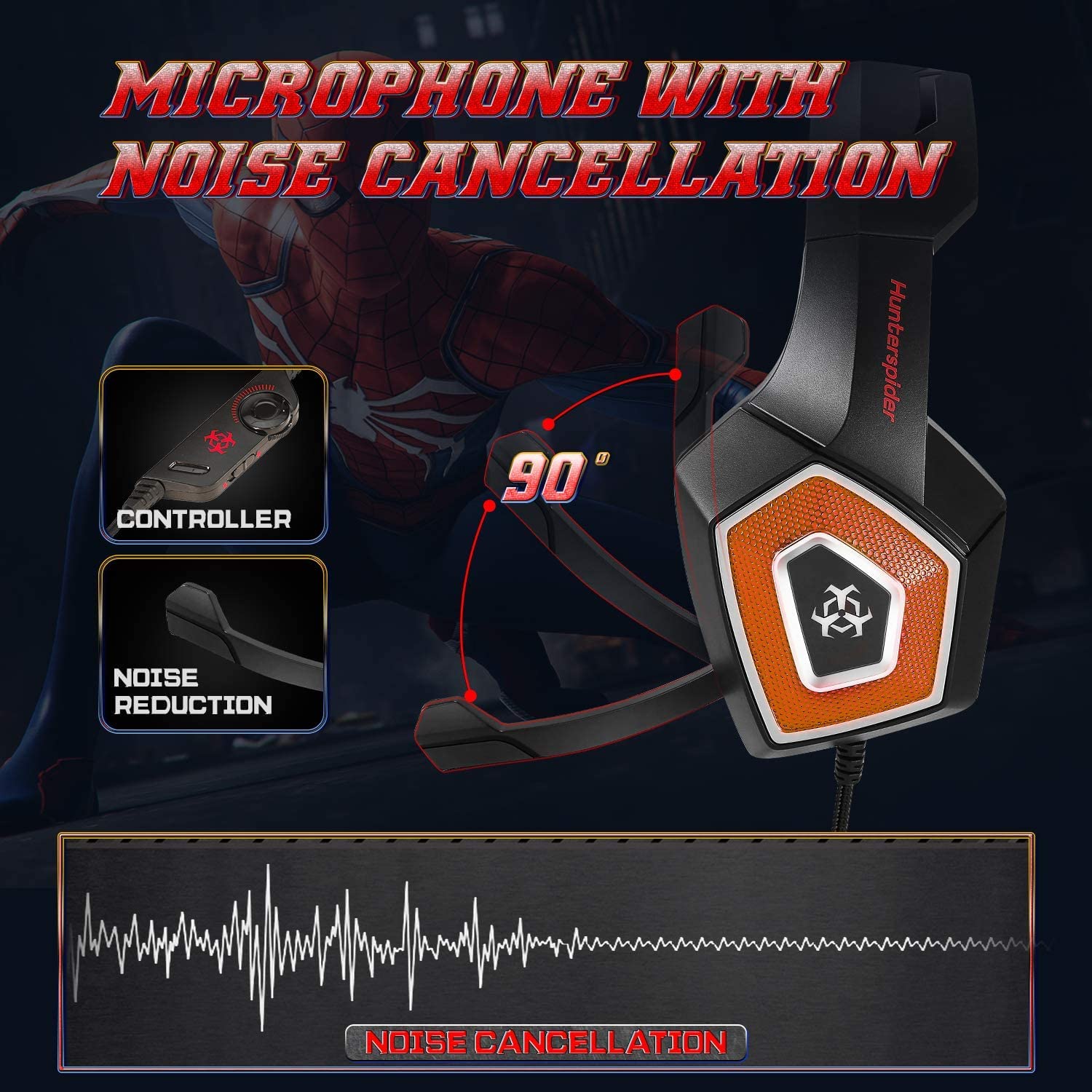 The Best Gaming Headphones You Can Buy Under 2000 Rupees 5 Hunterspider PS4 Headset -Gaming Headset