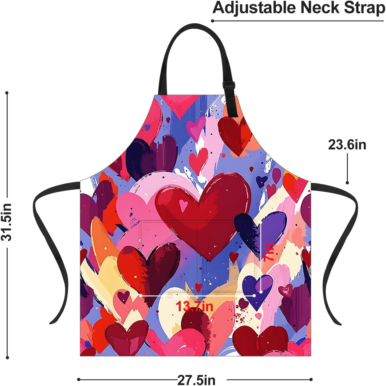Apron Adjustable Waterproof with Two Deep Pockets Wowen men for Summer BBQ Pool Parties & Resorts - Image 7