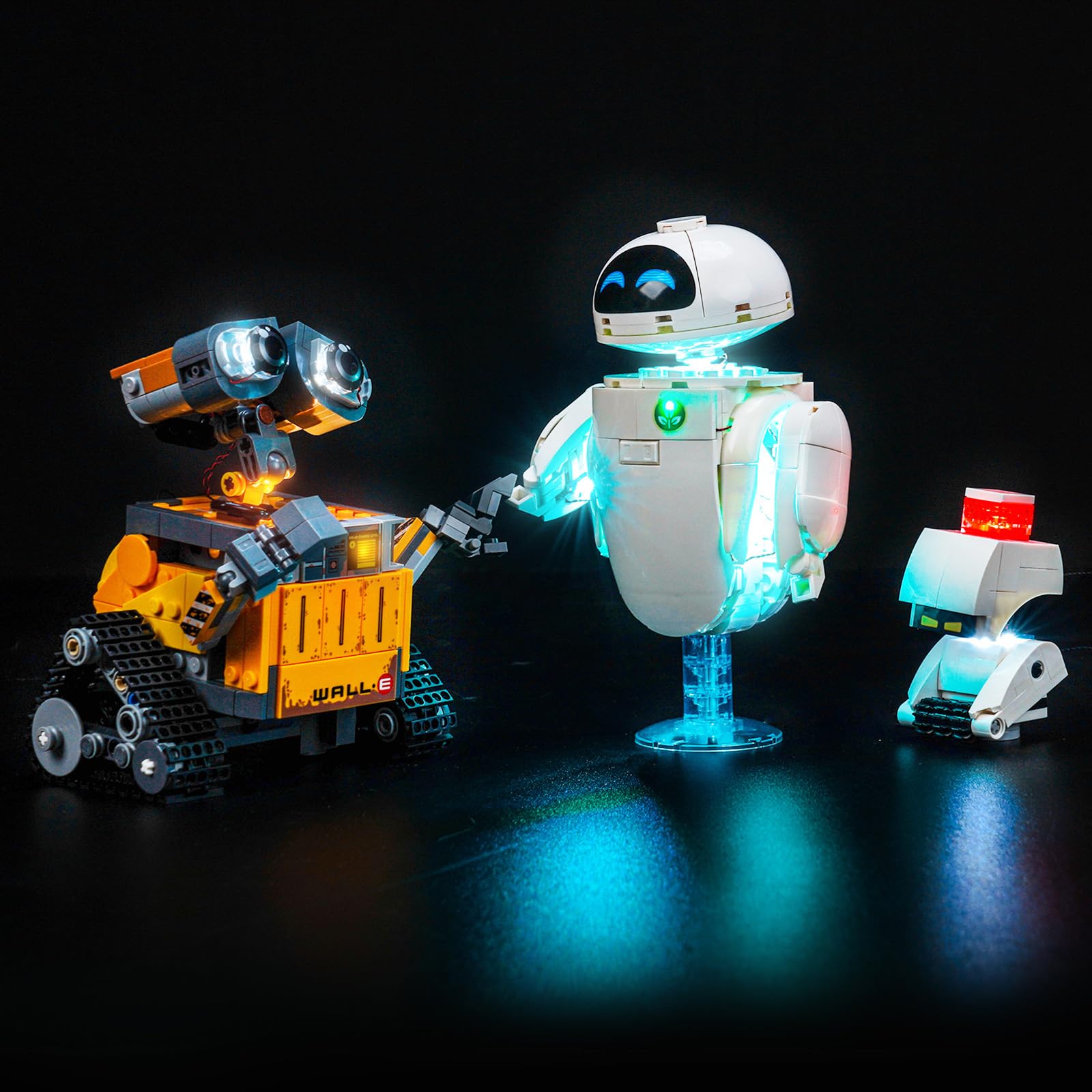 LocoLee Led Light Set Compatible with Lego 43279 WALL-E and EVE Led Decoration Lighting Kit Compatible with Lego 43279 Building Blocks Model,Only Lights Set,No Model