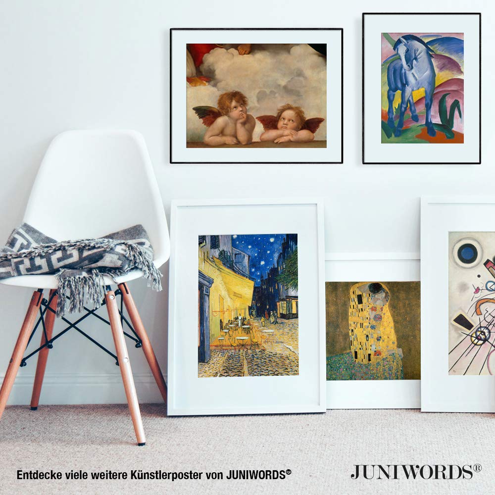 JUNIWORDS Poster, Ambrosius Bosschaert, Blumenvase in einer Fensternische, 40 x 55 cm