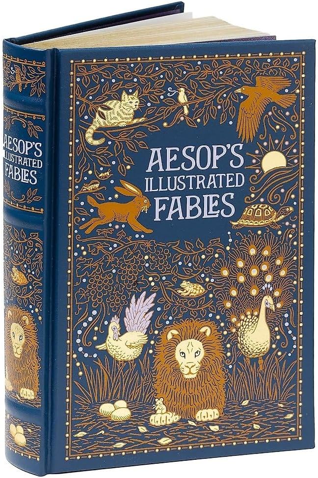 Aesops Illustrated Fables (Barnes & Noble Leatherbound Classic Collection) (Barnes & Noble Collectible Editions)