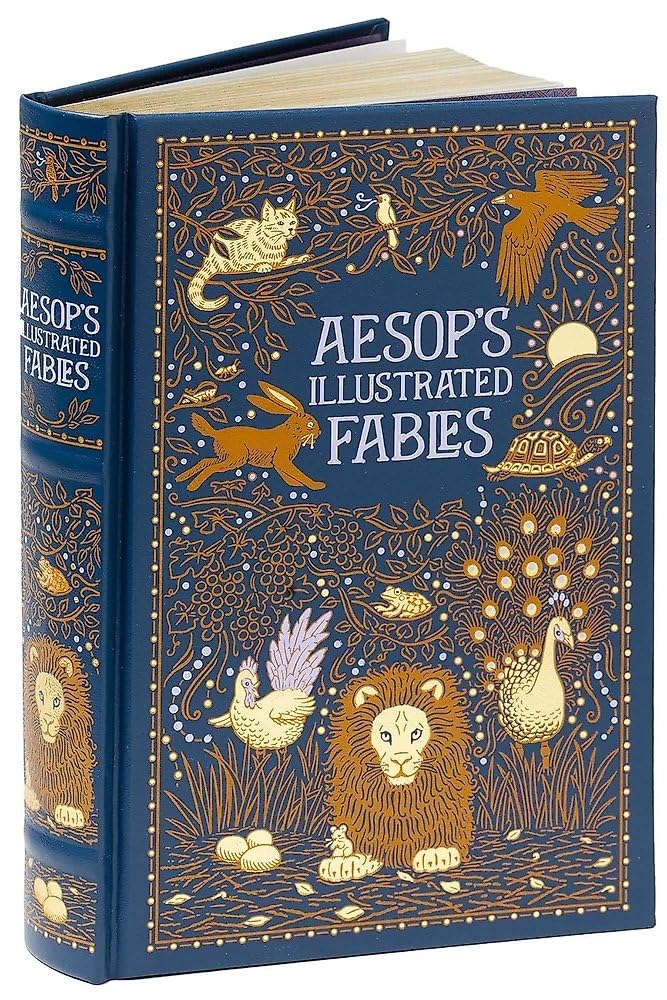 Aesops Illustrated Fables (Barnes & Noble Leatherbound Classic Collection) (Barnes & Noble Collectible Editions)