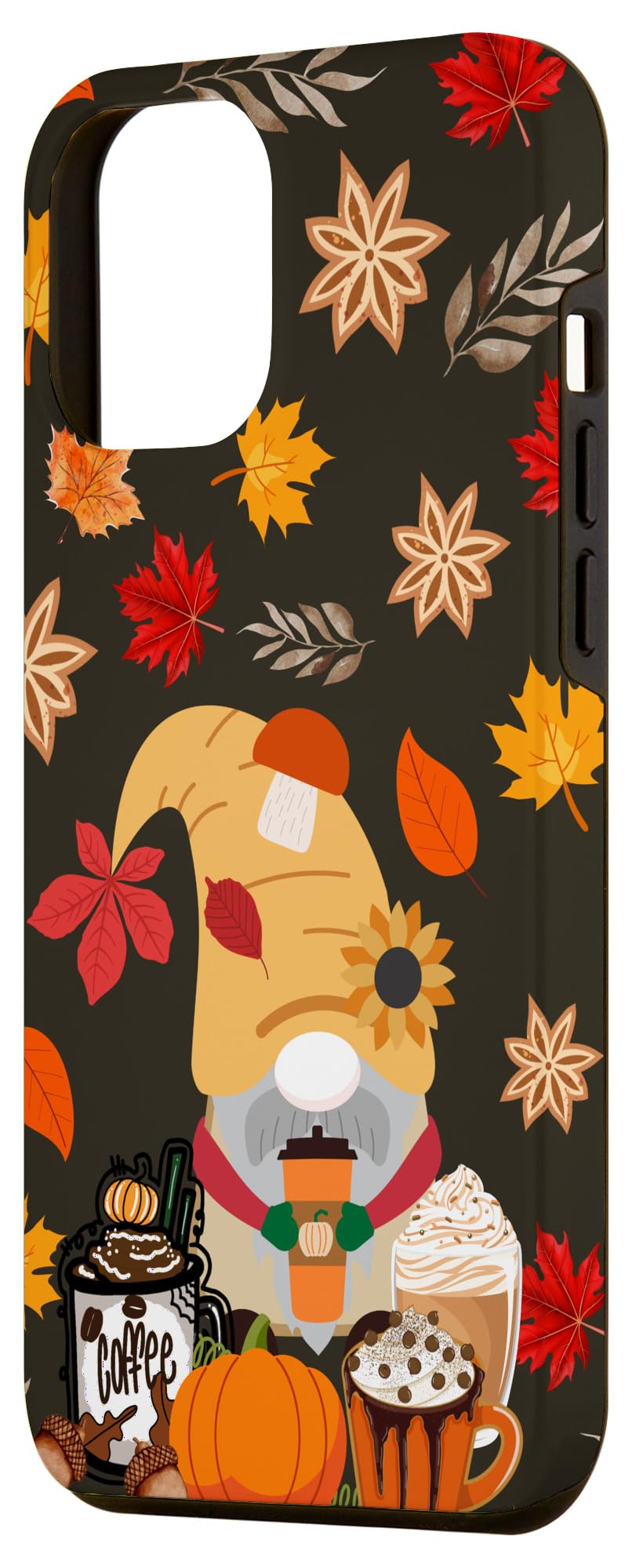 iPhone 15 Plus Fall Yall Gnome Thanksgiving Cute Leaves And Pumpkin Spice Case - Image 2