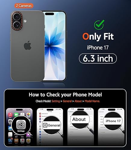 Miniatura 766 de Fntcase Funda para iPhone 15 Plus y 14 Plus de 6.7 pulgadas, magnética, a prueba de golpes de grado militar, antiamarilleo, delgada, protectora