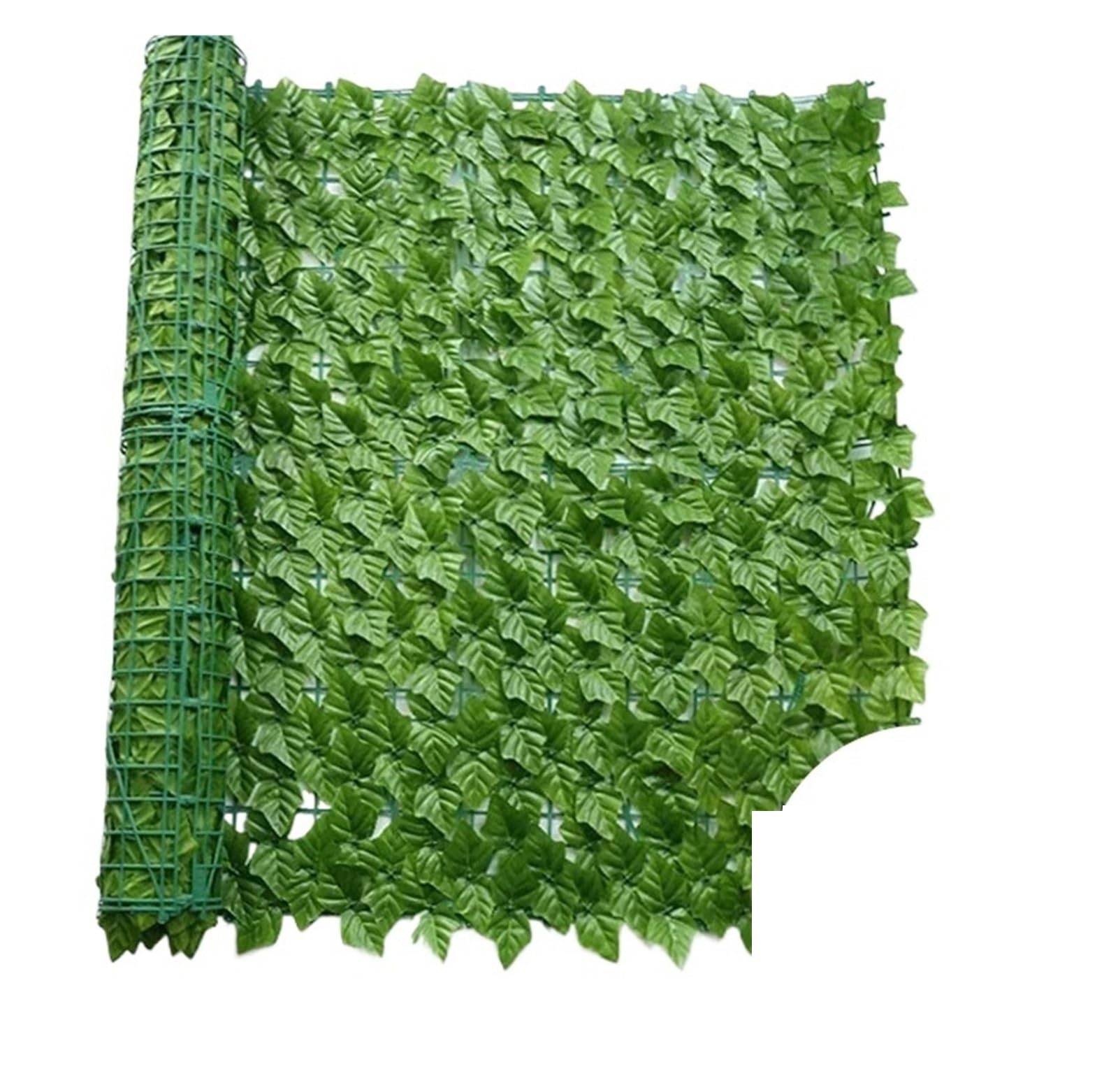Artificial Ivy Fence Screening for Home Outdoor Garden Balcony Decoration Fake Plant Artificial Privacy Fence(WL-PT-QDG,50X300CM)