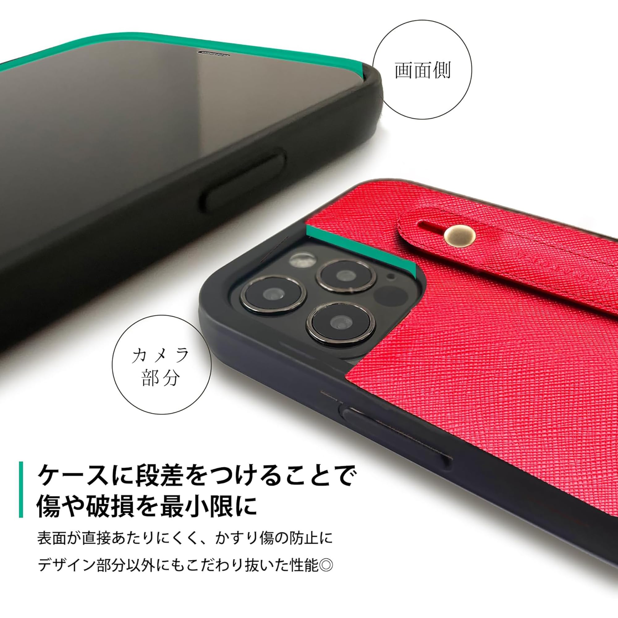 Amazon.co.jp: HANATORA iPhone16ProMax ケース 本革 耐衝撃