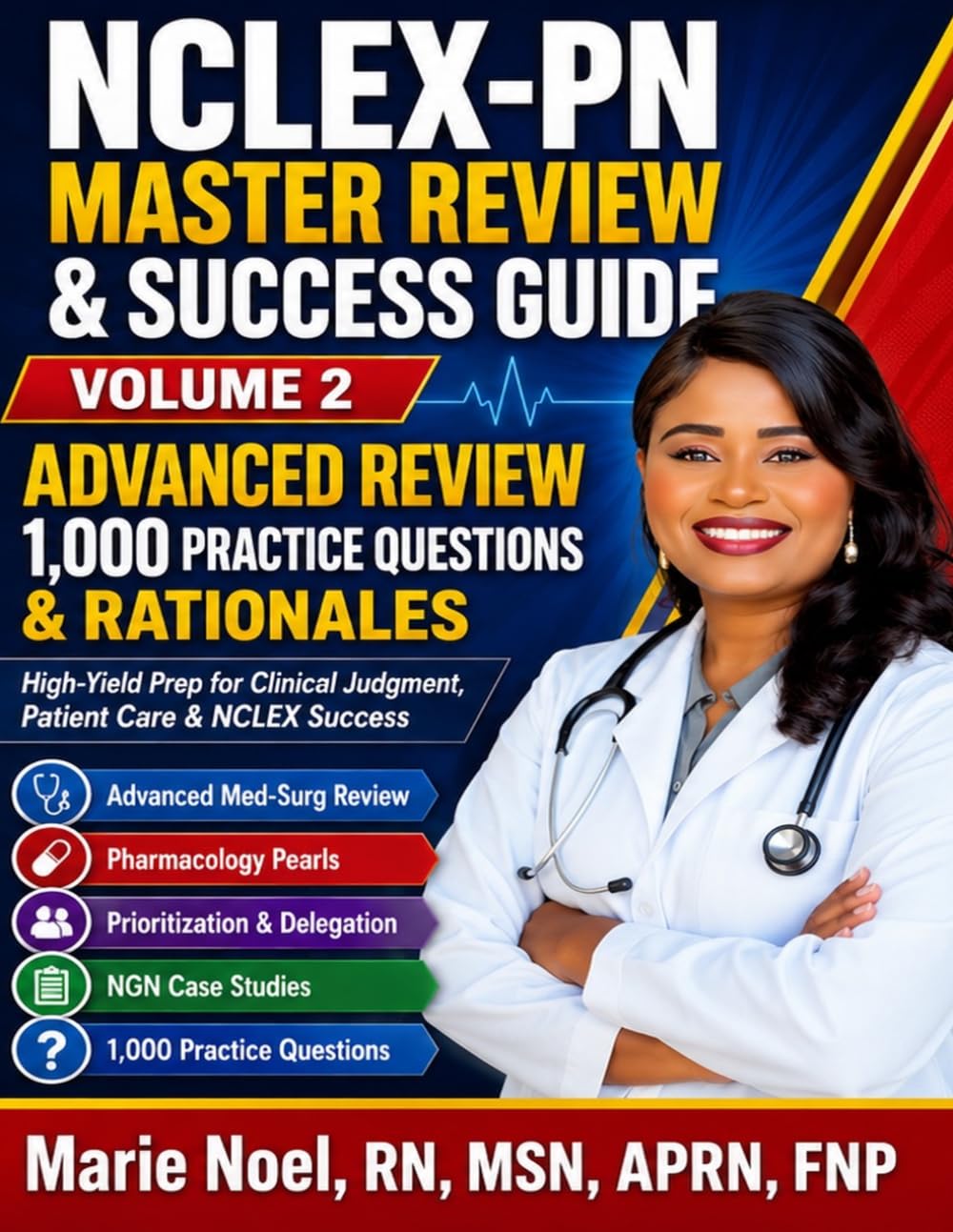 NCLEX-PN MASTER REVIEW & SUCCESS GUIDE VOLUME 2: Advanced Review, Practice Chapters & Clinical Judgment Comprehensive Review for Safe Clinical Judgment, Patient Care & NCLEX Success