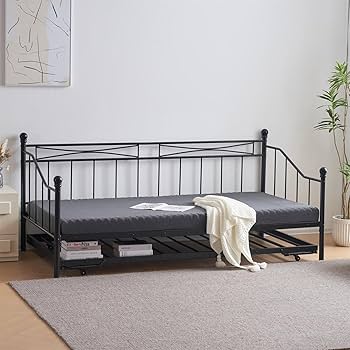 Amazon｜【2合1ソファーベッド】親子ベッドパイプベッド
