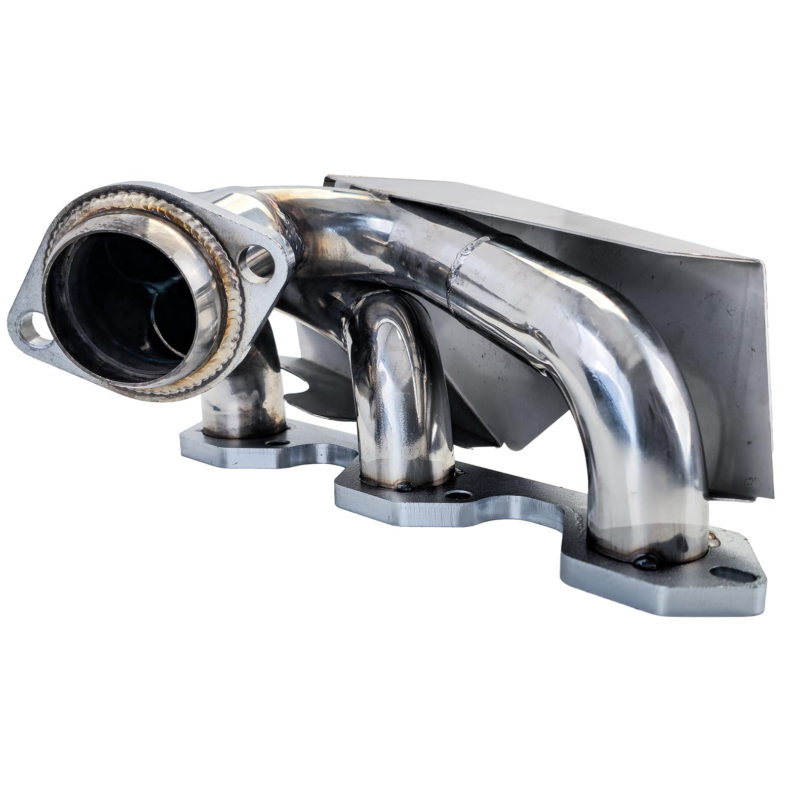 Edelstahl Fächerkrümmer Header poliert für Jeep Wrangler JK 2007-2011 3.8L