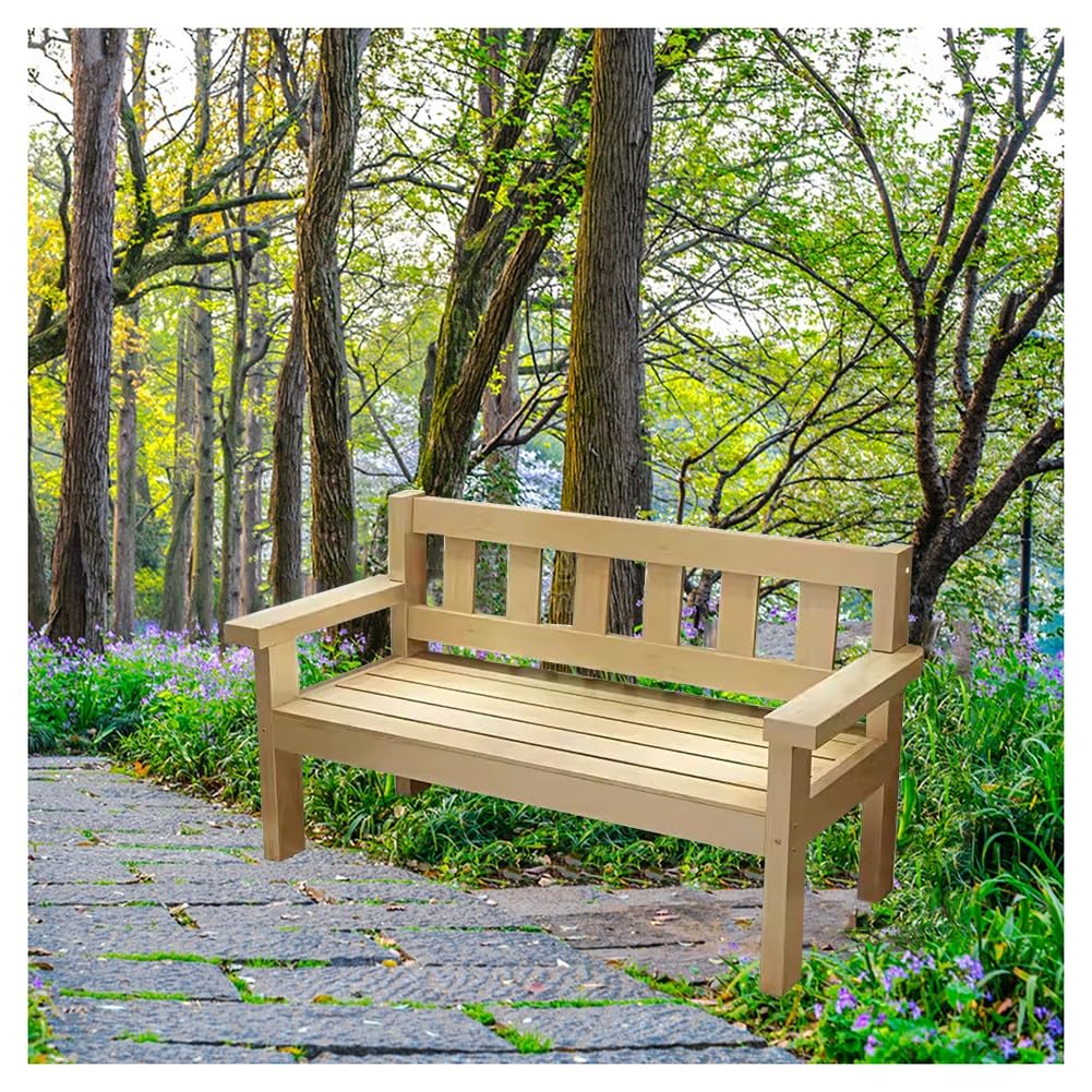Banc d'extérieur 2 places étanche pour balcon véranda et parc