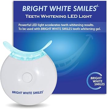 Bright White Smiles Teeth Whitening Accelerator Light, 5X More Powerful Blue LED Light, Whiten Teeth Faster