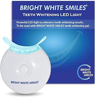 Bright White Smiles Teeth Whitening Accelerator Light, 5x More Powerful Blue LED Light, Whiten Teeth Faster