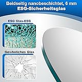 Parete Vasca 100 x 140 cm, Parete Doccia per Vasca Pieghevole a 2 Ante, Schermo Vasca in Vetro di Sicurezza ESG 6 mm, Orientabile 180°, Profilo Argento, Strisce Bianche - 5