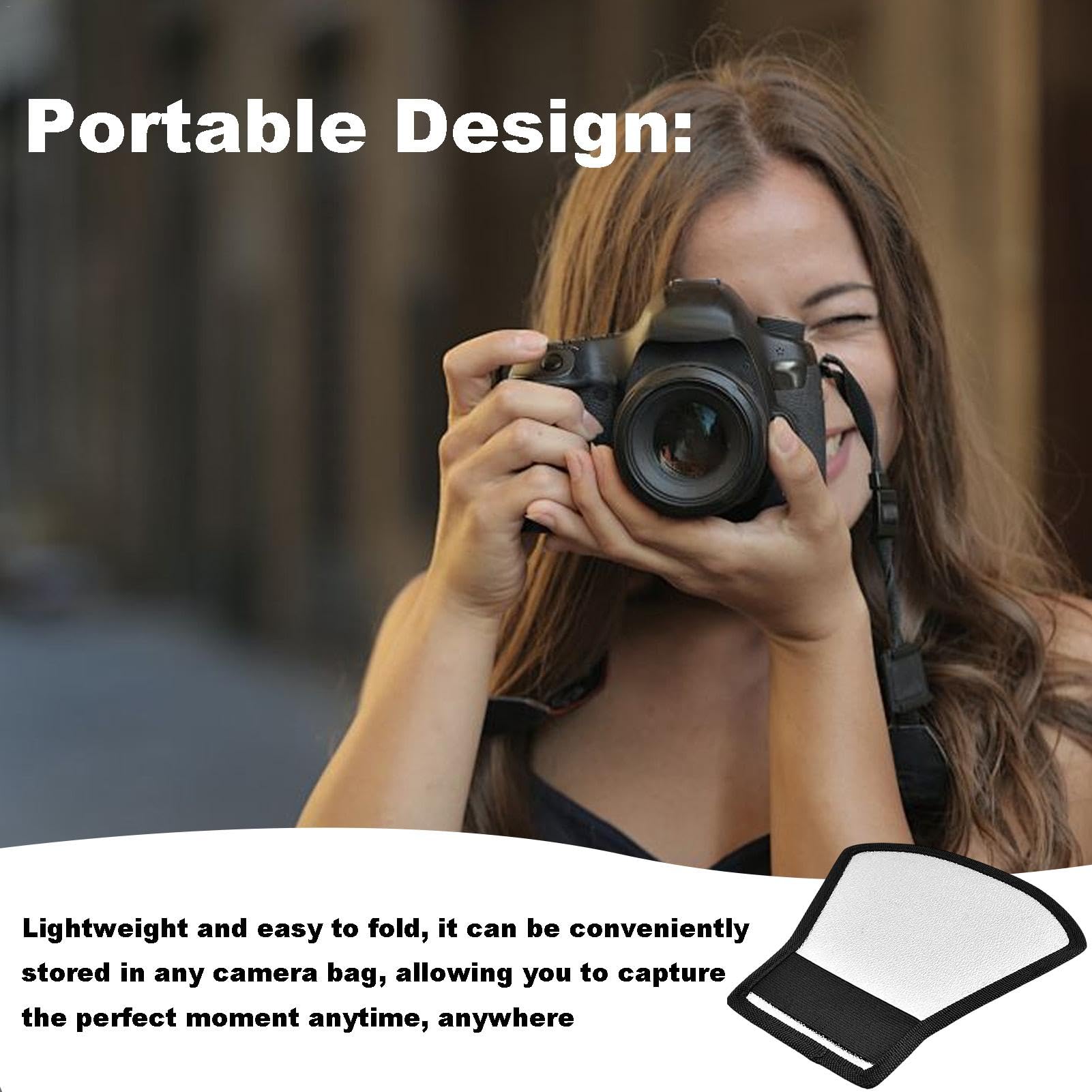 Makro Blitz Diffusor Faltbar - Lichtreflektor Für Fotografie Studio