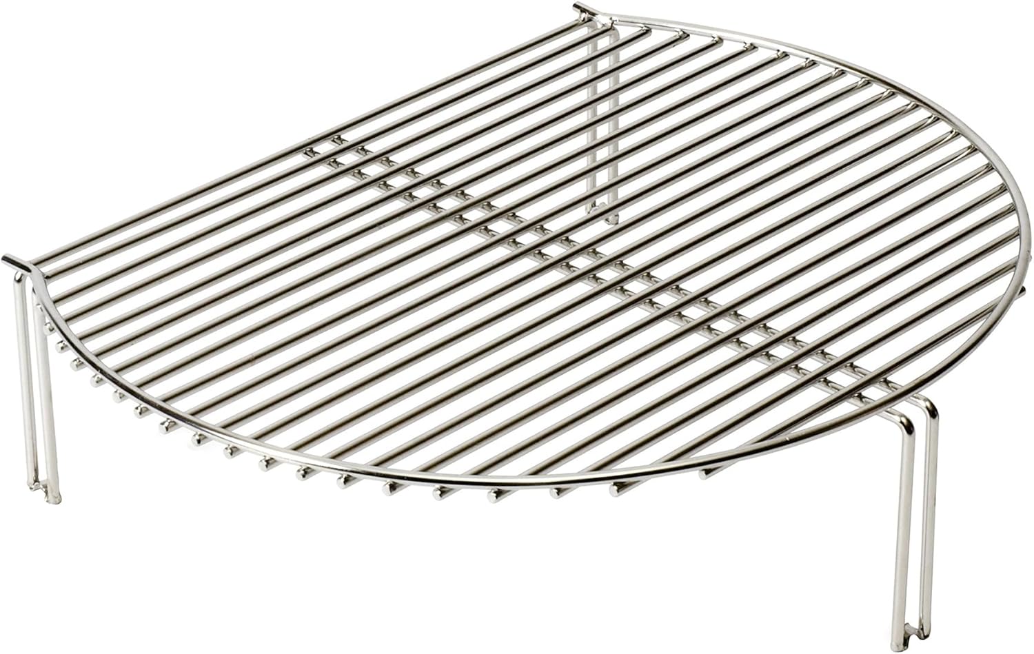 Kamado Joe Stainless Steel Grill Grate Expander to Expand Cooking Space and Indirect Cooking for Big Joe 24-inch Charcoal Grill and Smokers, Model BJ-SCS