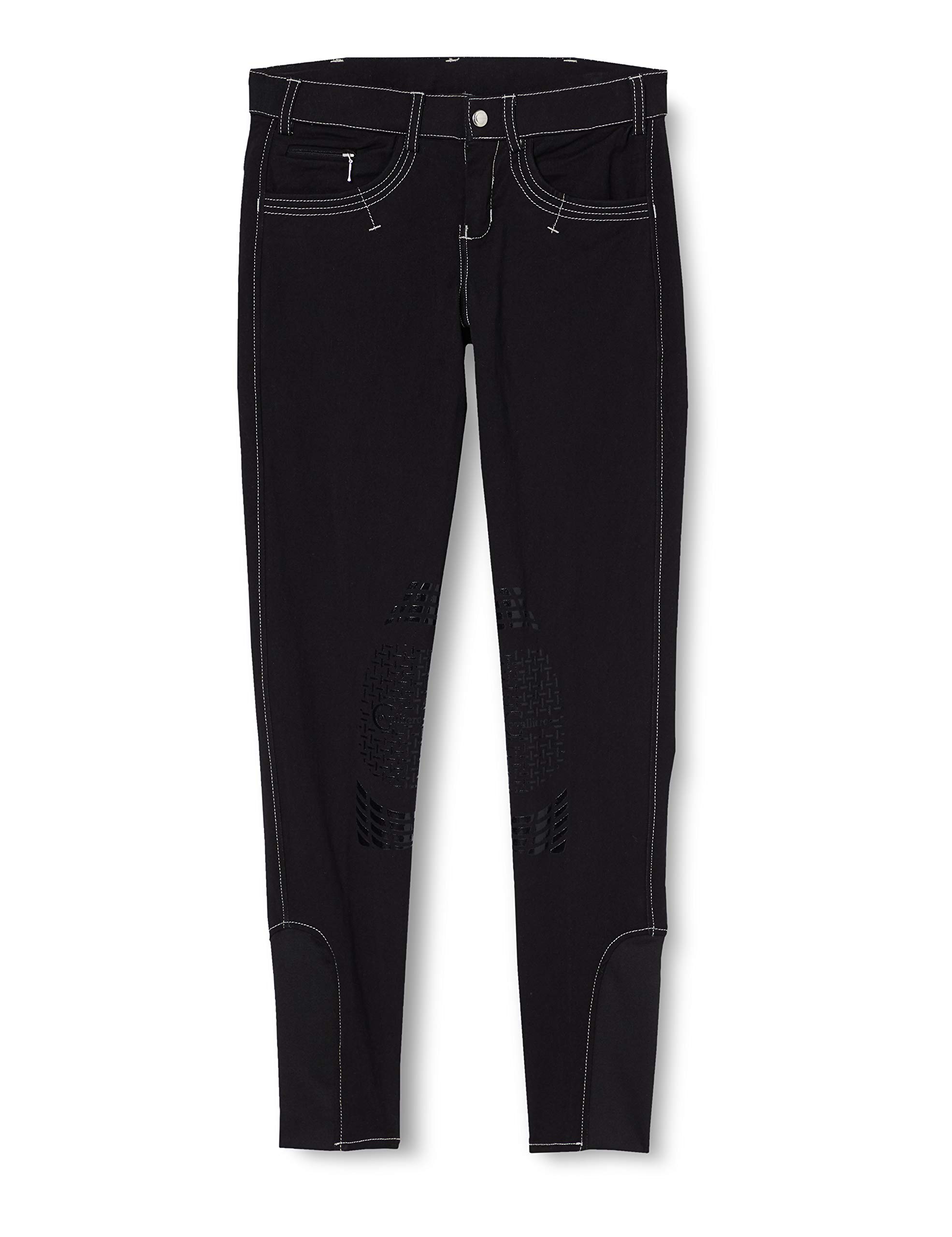 Kerbl Men BasicPlus Size 44, Men, Reithose BasicPlus für Herren schwarz, Größe 44, Schwarz 44