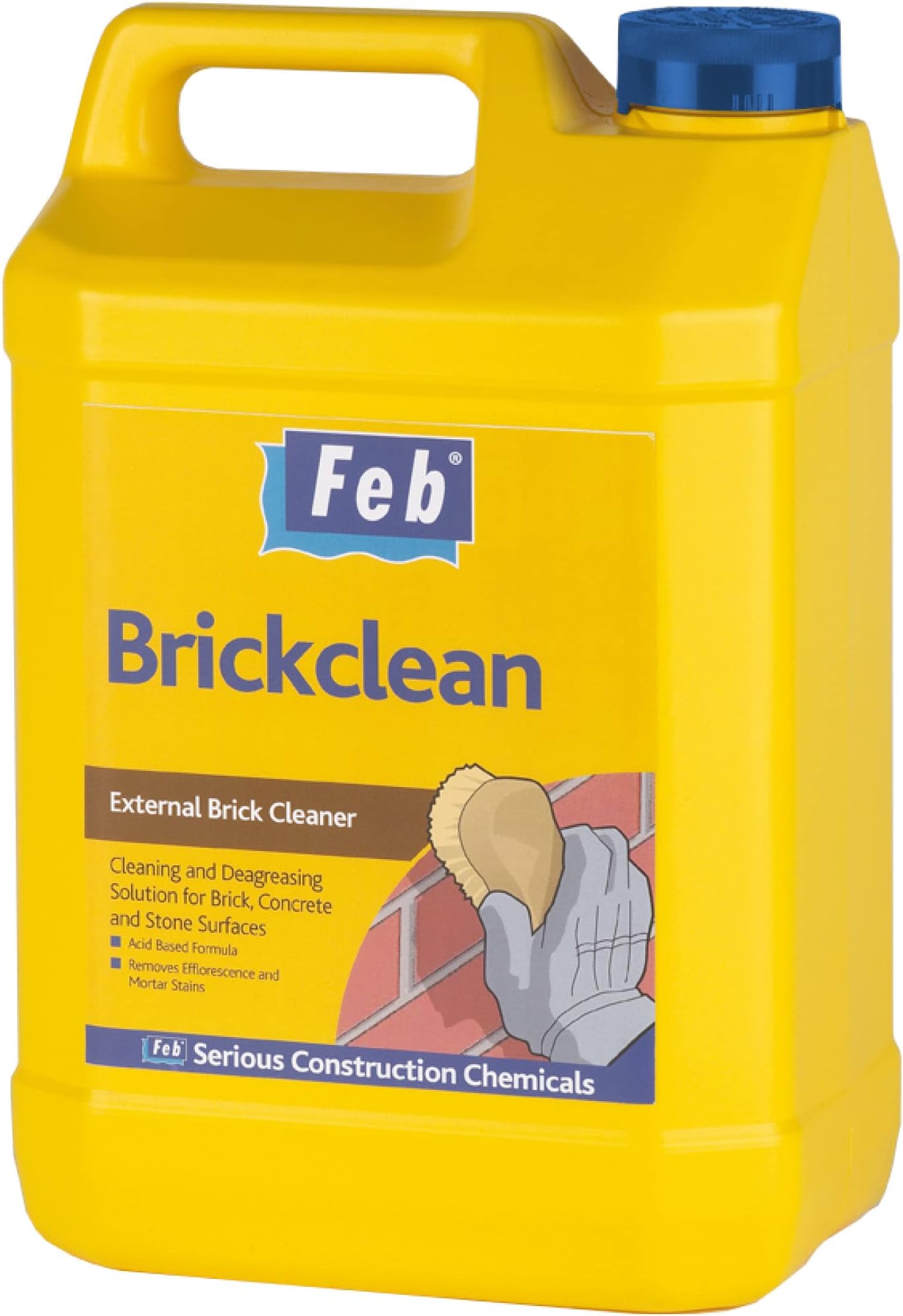 Feb Brickclean External Brick Cleaner, 5 Litre