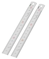 Vista 11 de Mr. Pen - Regla de maquinista, paquete de 3, métrica, precisión, acero inoxidable, 6 pulgadas