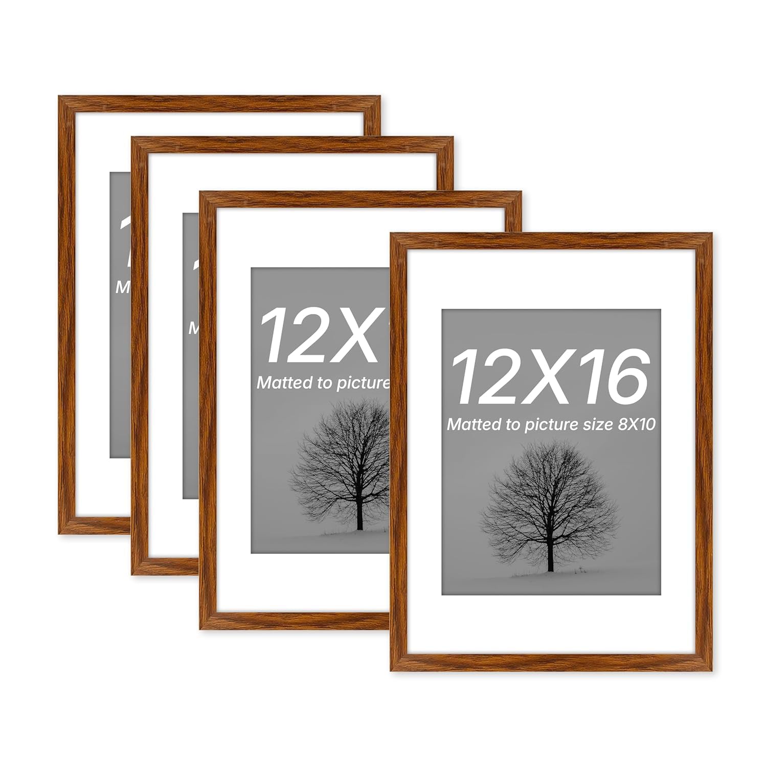 Art Street Photo Frames - Set of 4 Black -32