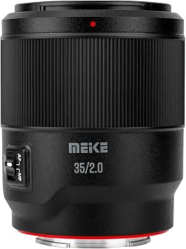 Meike 35mm F2.0 Auto Focus Wide Angle Full Frame STM Stepping Motor Prime Portrait Lens Compatible with Sony E Mount Cameras A7 A7II A7R A7IV A7R IV A7III A7RII A7RIII A7SIII A9 A9II A7C A7CII