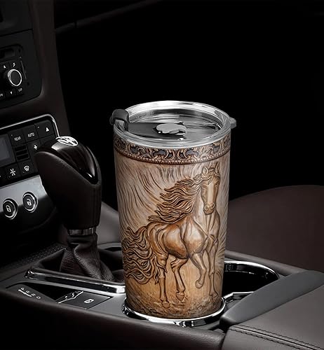 Miniatura 6 de 64HYDRO Regalos de caballo de 20 onzas para niñas, regalos de caballo para hombres, mujeres, regalos del día de San Valentín para él, ella, regalos