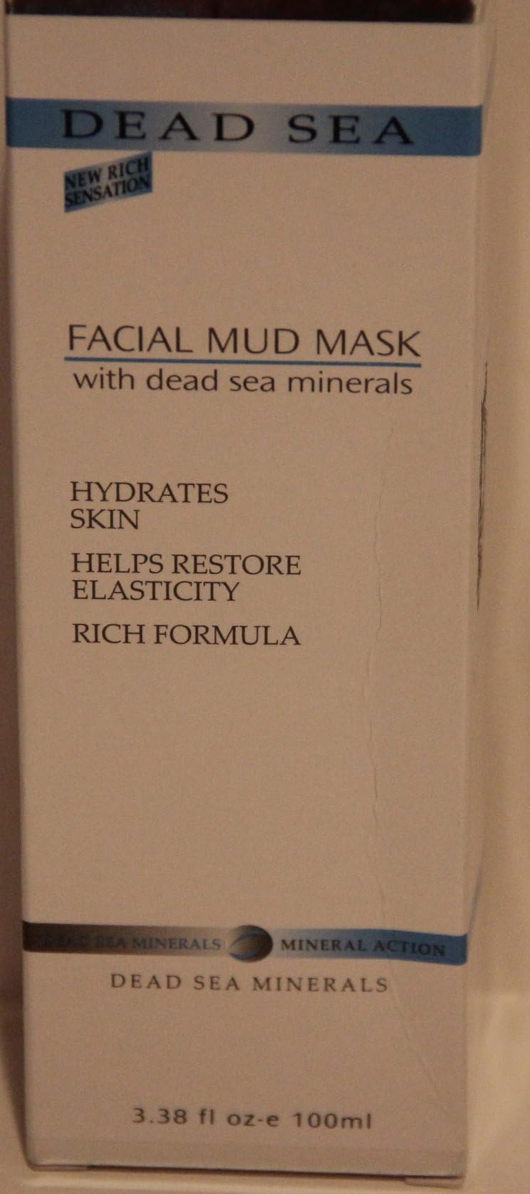 Dead Sea Minerals Facial Mud Mask 3.38 Fl Oz