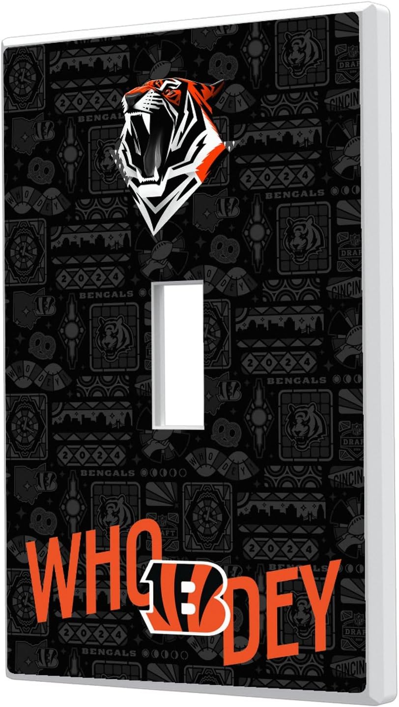 Philadelphia Eagles 2024 Illustrated Limited Edition Single Toggle Light Switch Plate