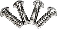 Vista 9 de 100 piezas M4-0.70 x 6 mm Tornillos de cabeza de botón con casquillo hexagonal, acero inoxidable 18-8, llave hexagonal Allen, ISO 7380