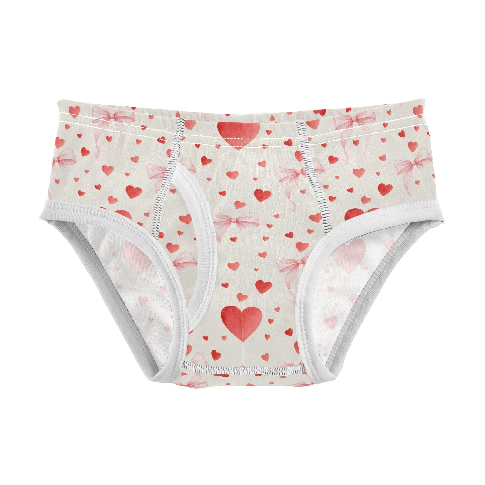 Boys Exclusive Briefs Toddler Underwear 95 Combed Cotton Boxerbriefs 2T Watercolor Love Bow