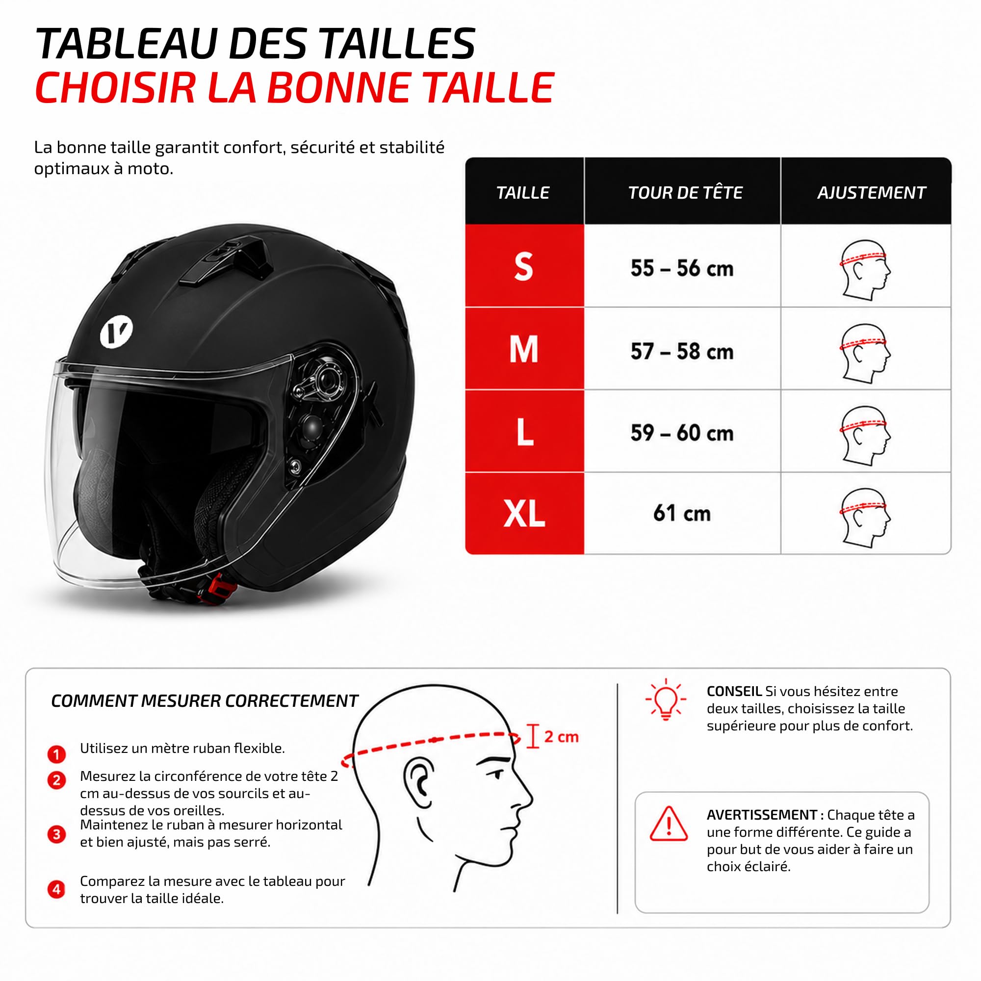 Casque Moto Jet Homologué ECE 22.06 – Double Visière avec Pare-Soleil Interne | Casque Scooter Aéré Homme Femme Fermeture Micrométrique | Idéal Moto Scooter Ville