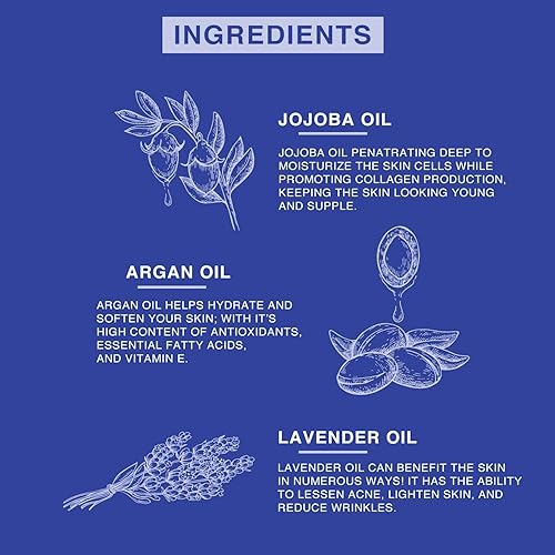 Miniatura 3 de Provence Beauty Este es un aceite facial hidratante, aceite de jojoba + vitamina E + aceite de lavanda - 2 onzas líquidas