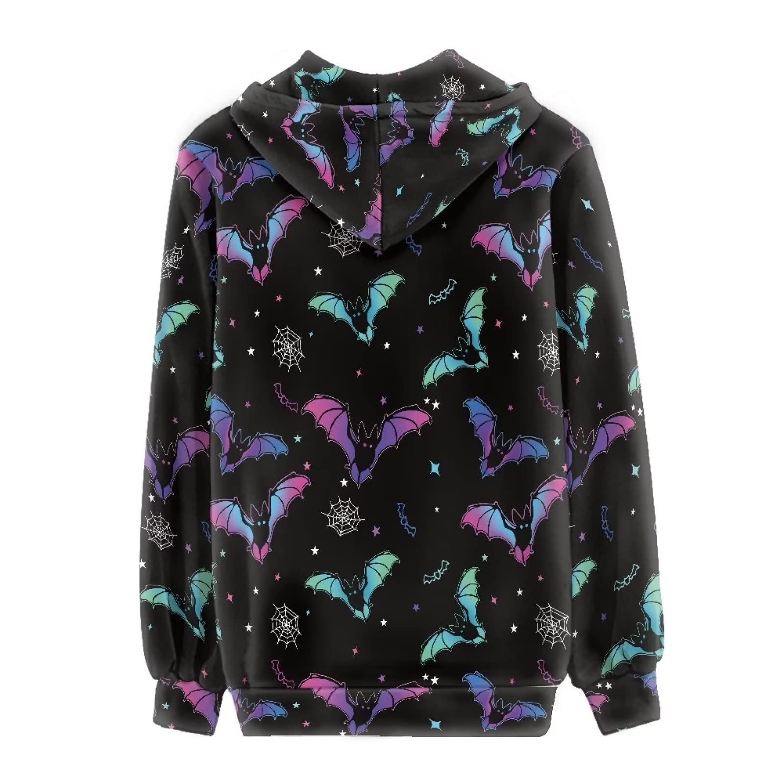 Felpa con cappuccio da donna alla moda con cerniera e giacca primaverile, Mazza, S