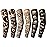 YARIEW Tattoo Sleeves for Men, 6Pcs Arm Sleeves Fake Tattoos Sleeves to Cover Arms Sun Protection Sleeves Tattoo Sleeve Covers Temporary Tattoo Sleeves for Men and Women (Set 5)