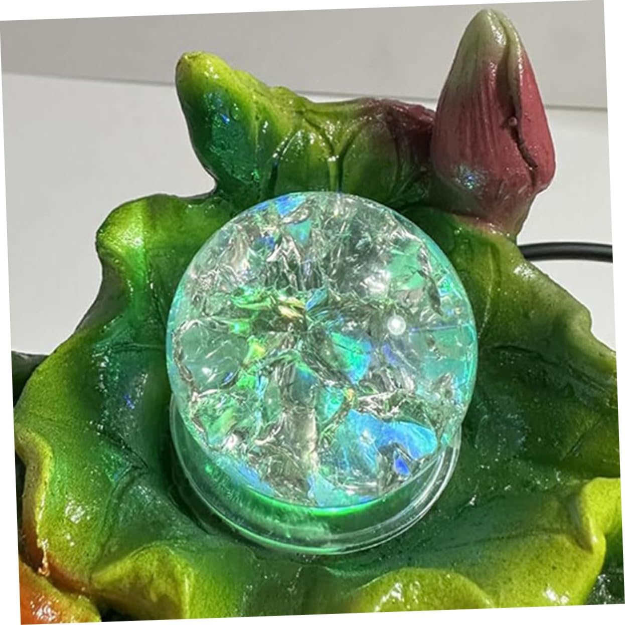 LIFKOME 2pcs Transparent Crystal Ball Ornaments Clear Sphere Balls for Fountain Decor Home Office Displays Versatile Acrylic Design for Living