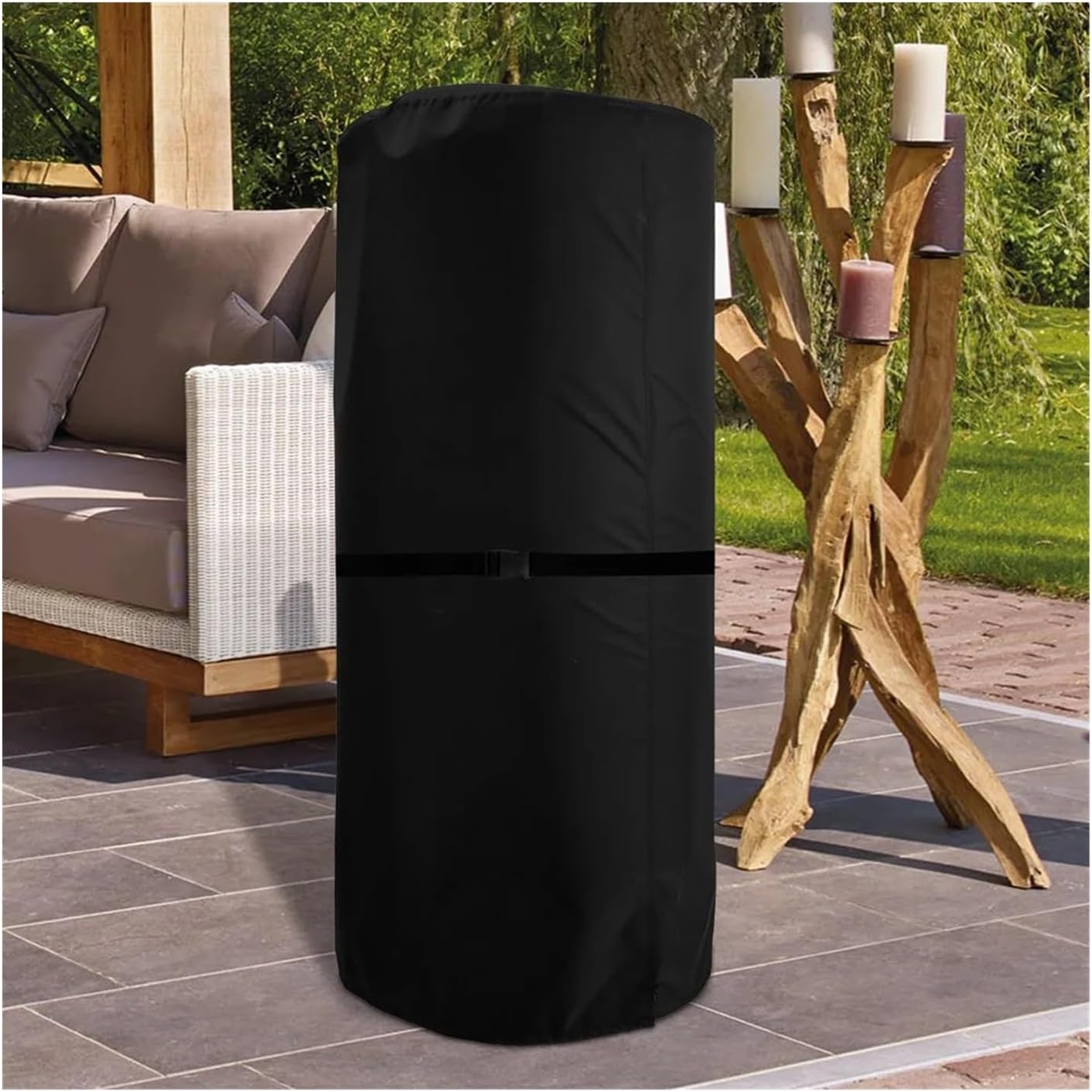 pool accessories Pool Cover Heater Cover Outdoor Patio Furniture Covers Snowproof Heater Protector For Garden