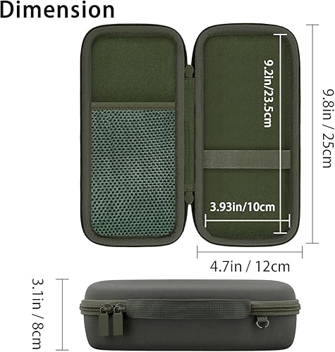 Miniatura 7 de co2CREA Estuche de viaje rígido de repuesto para altavoz portátil Bose SoundLink Flex Bluetooth (funda verde ciprés)