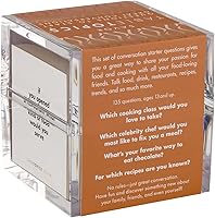 Vista 3 de TableTopics Saborea el juego de cartas de pregunta: 135 tarjetas de inicio de conversación para compartir tu pasión por la comida y la cocina