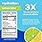 Hydrant Hydrate, Individual Hydration Electrolyte Powder Stick Packets with No Artificial Sweeteners, Colors, or Fillers (Lemon Lime, 30 Pack)