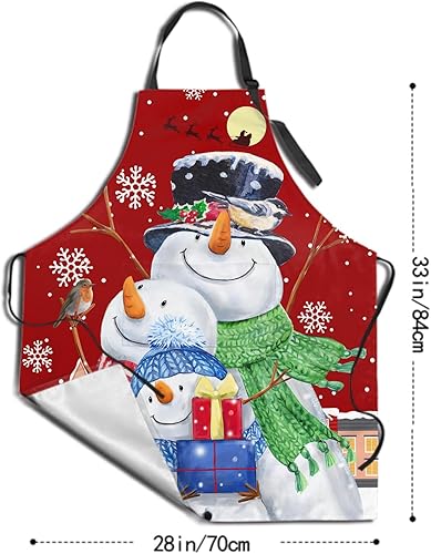 Miniatura 5 de Delantales de cocina resistentes a las manchas impermeables para parrilla barbacoa hornear 27 x 31 pulgadas