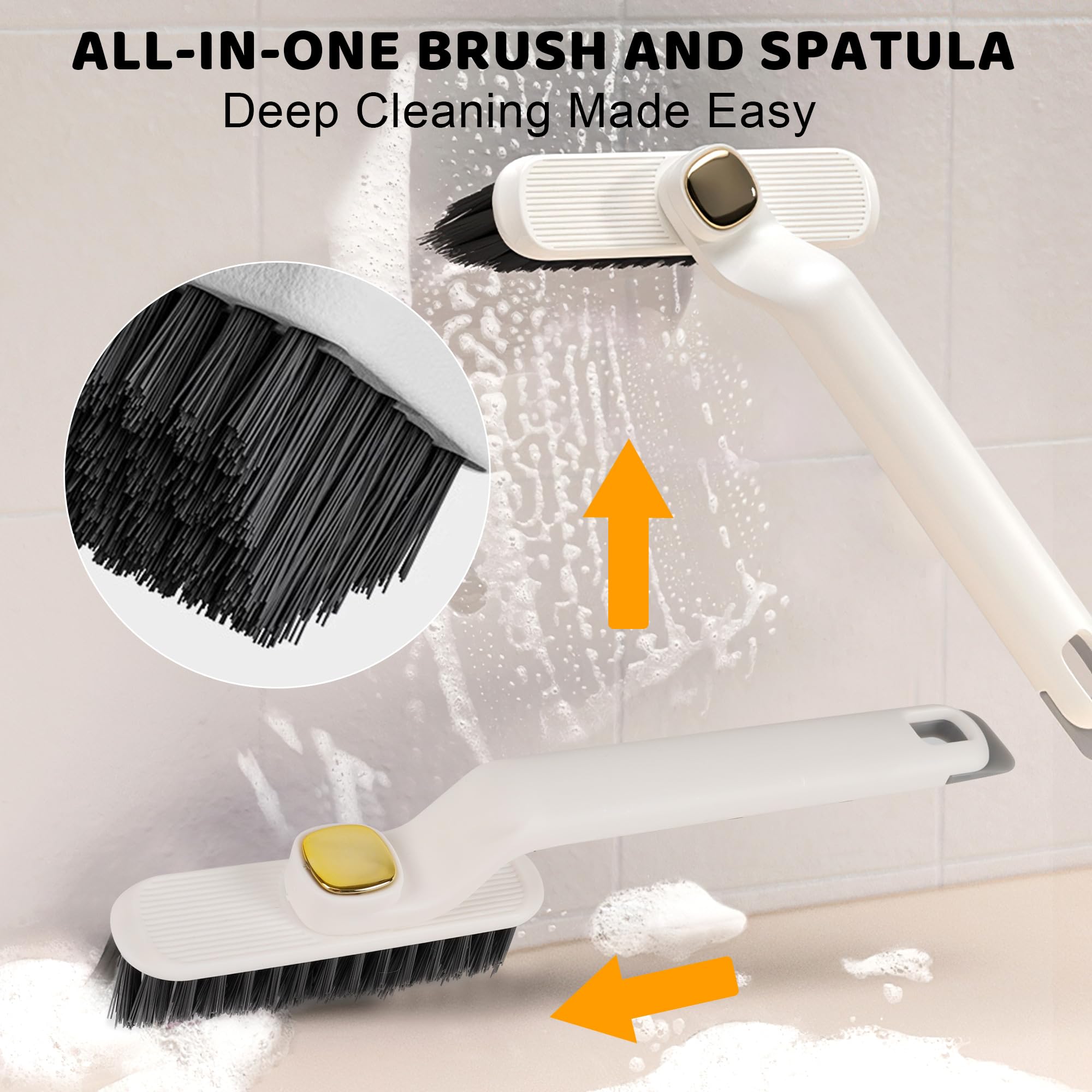 Brosse De Nettoyage Pour Crevasses, Brosse De Nettoyage Pour Crevasses Brosse De Nettoyage Pour Crevasses Flexible Brosse Flexible Multi Usages Outils De Nettoyage Menager 3 Pieces 96297761