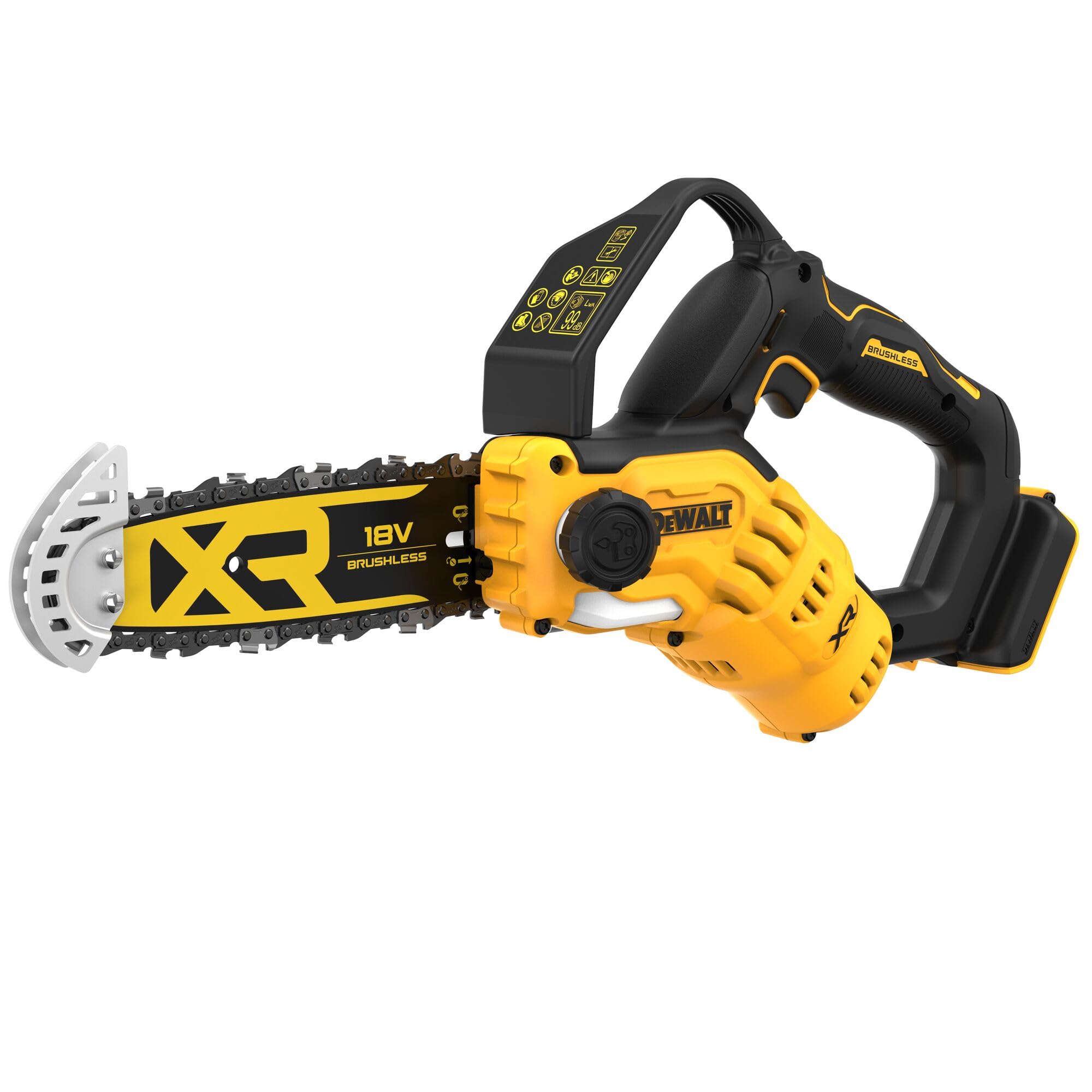 DEWALT Sierra de podar sin escobillas XR 18V sin cargador/batería, DCMPS520N-XJ