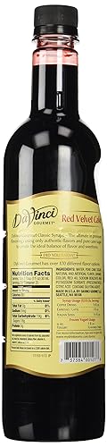 Miniatura 5 de Da Vinci Red Velvet - Jarabe para pastel, botella de 25.4 fl oz