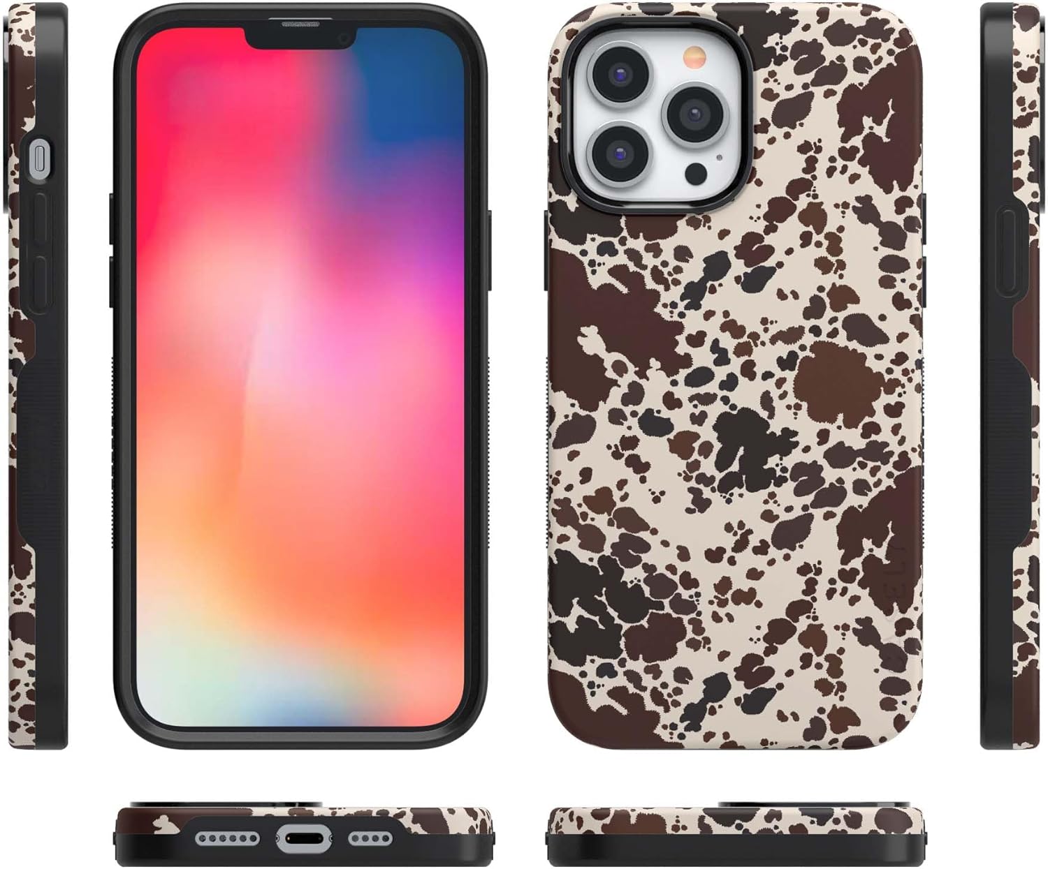 Casely iPhone 13 Pro Max Case | Cowgirl Envy | Cow Print | Bold Protective Design | Compatible with MagSafe - Image 4