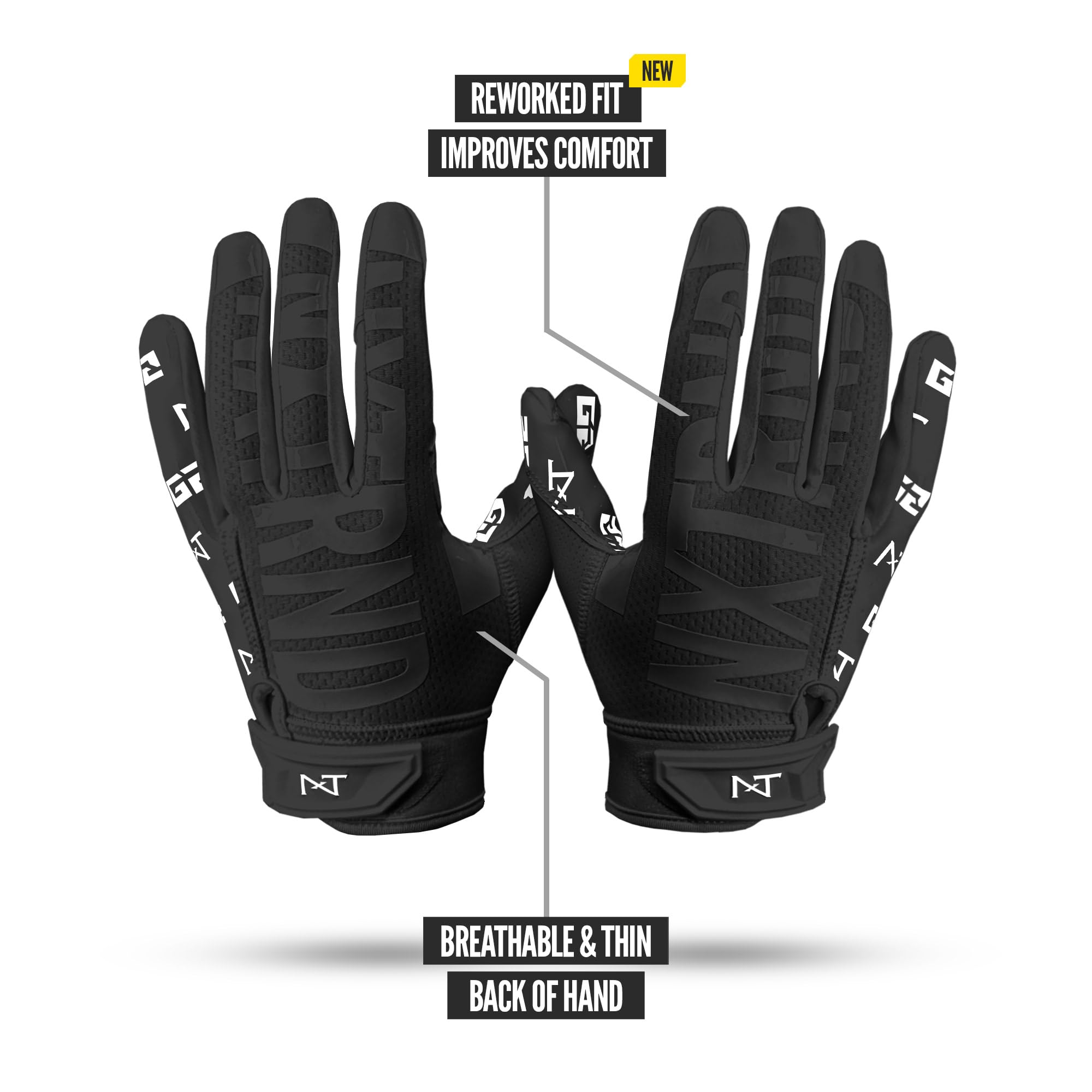 Nxtrnd G2 Pro Herren-Fußballhandschuhe, super klebrig