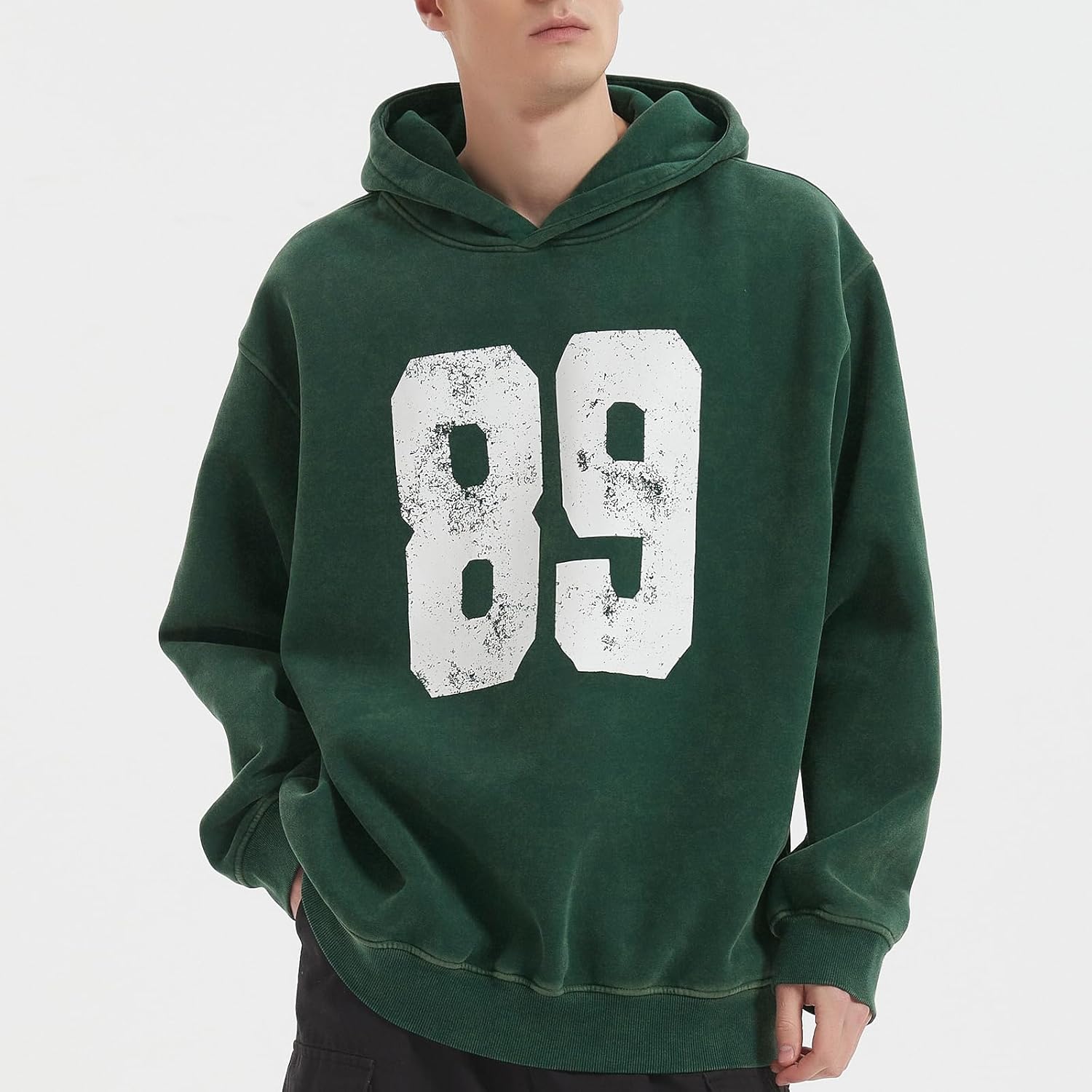 FAIABLE Oversized Hoodies for Mens Acid Washed Graphic Men's Fashion Hoodies Sweatshirts Sweats Preppy for College,Gym,Sports - Image 2